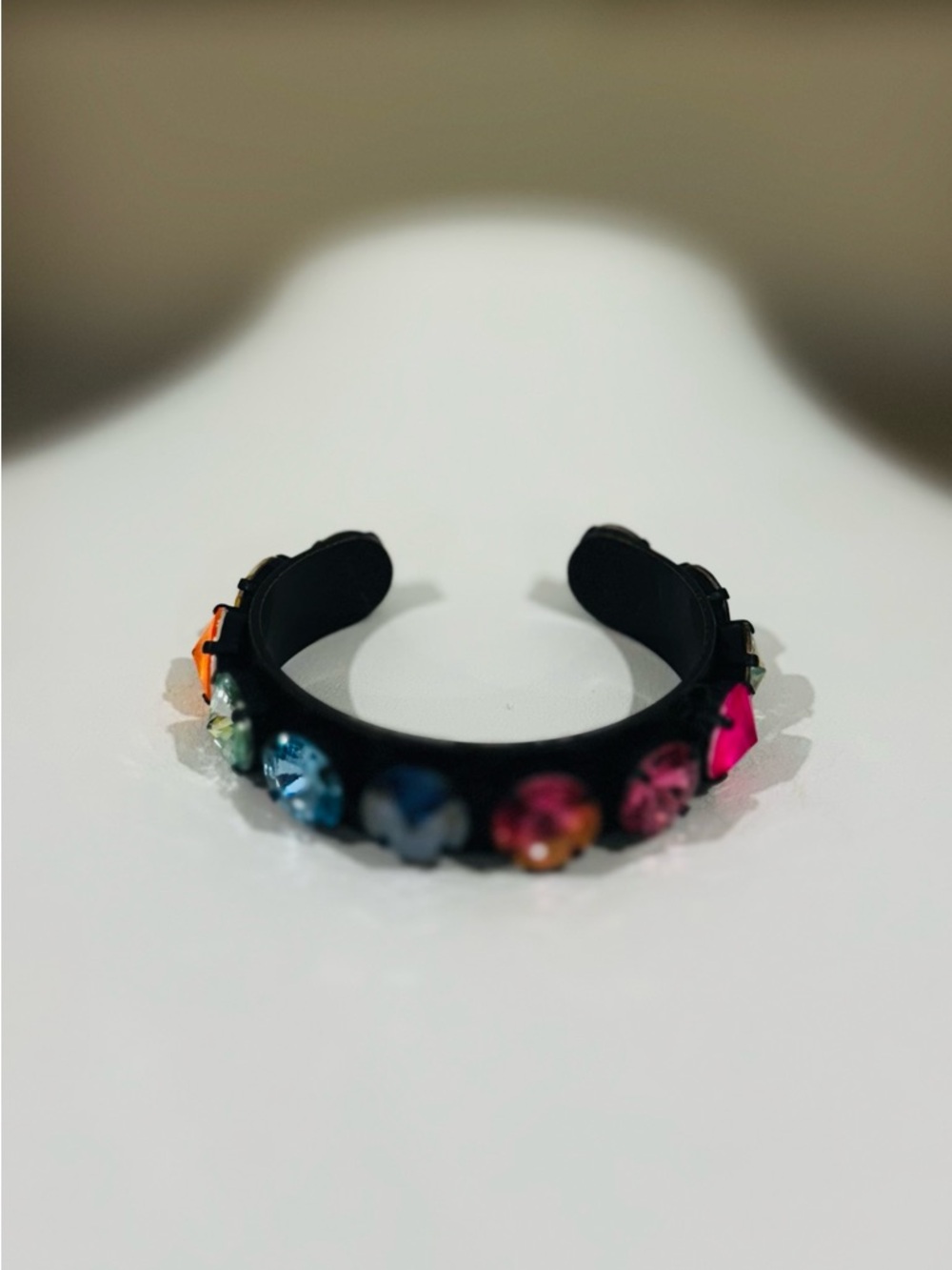 TOVA Keira Cuff Bracelet in Smutt Watermelon